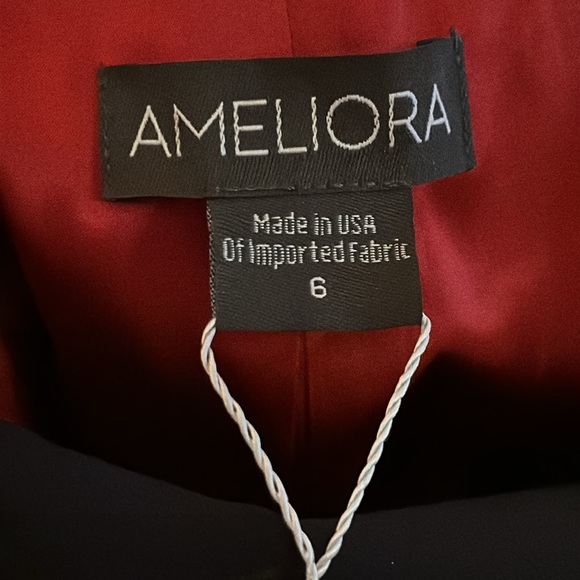 Ameliora The Carmen Silk Lined Mandarin Collar Jacket NWT See Button Size‎ 6 - Picture 11 of 13